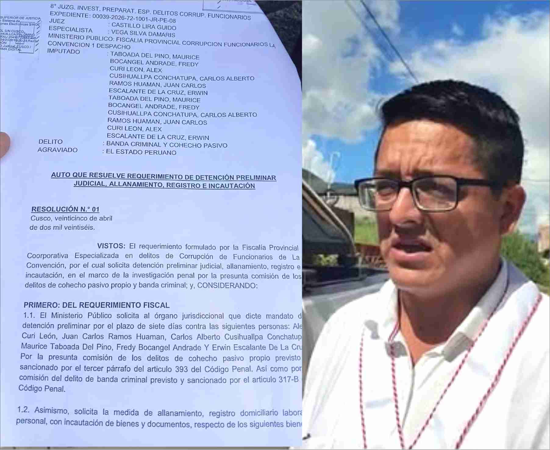 NOTICIAS CUSCO 01/05/2026: Se les viene la noche para alcalde y funcionarios de La Convención, ordenan su apresamiento y allanamiento de locales donde actuaban los malos ciudadanos por actos de corrupción…