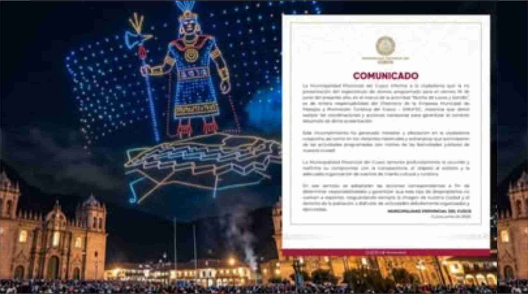 NOTICIAS CUSCO 22/06/2026: EMUFEC pide disculpas y garantiza show de drones este 23 de junio… NOTICIAS CUSCO 22/06/2026: EMUFEC pide disculpas y garantiza show de drones este 23 de junio…